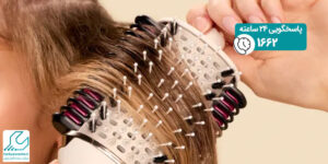 آسیب برس حرارتی به مو