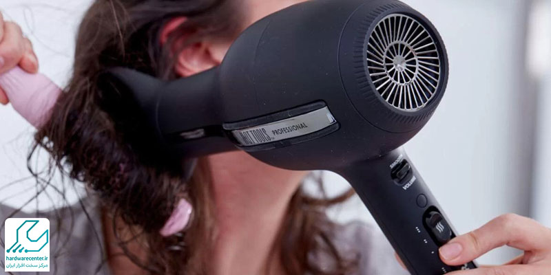 جرقه زدن سشوار